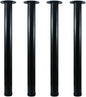QLLY 24 inch Adjustable Metal Desk Legs, Heavy Duty Furniture Table Legs by QLLY