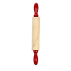 Colorations Natural Wood Rolling Pins, Set of 6, for Kids, Arts & Crafts, 7 Inches x 1 Inch (d), Class Pack, Party Pack, Dough, Clay, Sculpting, 6RP