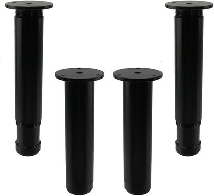 4 PCS Metal Adjustable Furniture Sofa Legs, Heavy Duty Bed Frame Center Slat by UTALIND