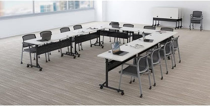 Lorell Shift 2.0 Flip & Nesting Mobile Table - Image 2