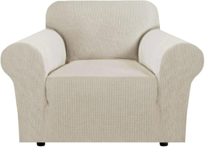 H.VERSAILTEX Armchair Cover High Stretch Sofa Slipcover 1 Piece Couch Covers by HVERSAILTEX