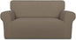 PureFit Stretch Loveseat Covers Fleece Couch Covers by PureFit