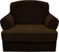CUCRAF T Cushion Sofa Cover 2 Piece Armchair Slipcovers, Soft Thick Velvet by CUCRAF