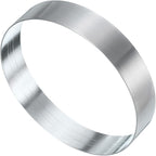 HARFINGTON Round Cake Ring 3.94 x 1 Inch Seamless Stainless Steel Pastry Mousse Dessert Ring Mirror Coating for Baking Cooking English Muffins Crumpet Making Tool
