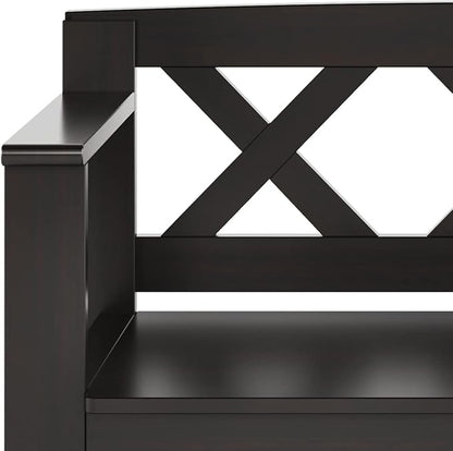 SIMPLIHOME Amherst Entryway Storage Bench - Image 8