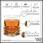 Vikko Shot Glasses, 2.75 Ounce Shot Glass Set of 6 Small Liquor and Spirit Glasses, Durable Tequila Shot Glasses For Alcohol and Espresso Shots