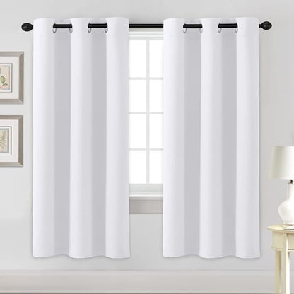 H.VERSAILTEX White Curtains for Bedroom Thermal Insulated Room Darkening Living by HVERSAILTEX