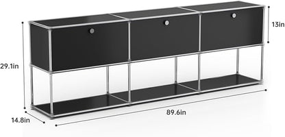 Modern Storage Cabinet Versatile Free-Standing Organizer - Image 3