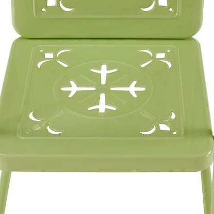 Crosley Furniture Azalea 2-Piece Outdoor Chair Set, Vintage Retro Metal Patio - Image 11