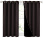 NICETOWN 100% Blackout Curtains 45 inches Length, 2 Thick Layers Completely by NICETOWN
