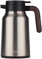 Vondior Coffee Carafe 65oz - 36 Hours Thermal Coffee Thermos- Insulated 304 Stainless Steel Hot Beverage Dispenser - Coffee Carafes For Keeping Hot/Cold Coffee, Tea, Water, Drink Dispenser for Parties