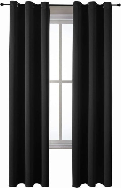 ChrisDowa Blackout Curtains for Bedroom and Living Room 84 Inches Long | 2 - Image 7