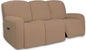 PureFit Super Stretch 3 Seats Recliner Sofa Couch Cover by PureFit