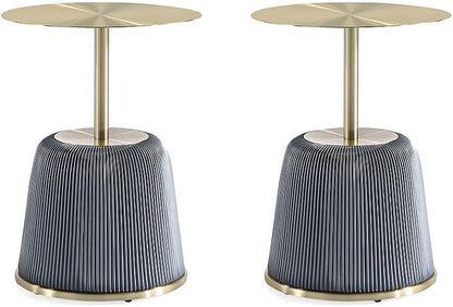 Manhattan Comfort Anderson Modern 15.75" Round End Tables 1.0 by ManhattanComfort