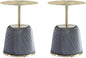 Manhattan Comfort Anderson Modern 15.75" Round End Tables 1.0 by ManhattanComfort
