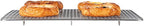 Restaurantware Met Lux 9.8 x 14.8 Inch Wire Baking Rack 1 Heavy-Duty Oven Wire Rack - Fits Jelly Roll Pan Dishwashable Stainless Steel Cooling Rack Elevated Feet Oven-Ready Up To 575F