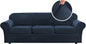 H.VERSAILTEX Velvet 4 Piece High Stretch Sofa Slipcover Sofa Cover Furniture by HVERSAILTEX