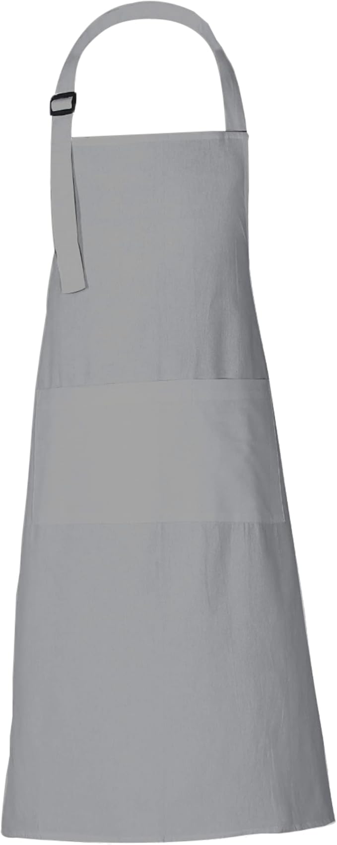 RAJRANG 100% Cotton Cooking Apron with 3 Pockets Kitchen Chef BBQ Adjustable Bib Aprons for Women Men