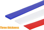6Pcs Silicone Rolling Pin Guides - Perfect Dough Leveler Sticks for Precision Baking - Food Grade Silicone Strips for Thickness Guide