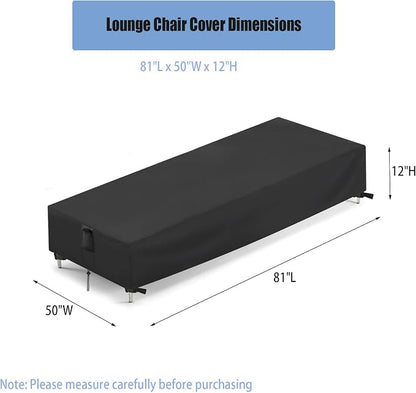 Chaise Lounge Covers, Waterproof Outdoor Lounge Chair Covers - Image 2