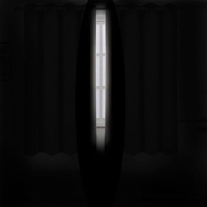 Light Beige Blackout Curtains 34 x 63 Inch Length/Set of 2 Curtain - Image 3