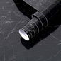 Arthome Black Marble, 17x393 Inches Peel and Stick Wallpaper, Marble Contact by ArthomeWALLDECOR