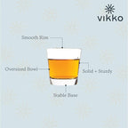 Vikko Shot Glasses, 3.5 Ounce Shot Glass, Set of 12 Small Liquor and Spirit Glasses, Durable Tequila, Alcohol and Espresso Shots, 12 Piece Large Shooter Glass Set (Traditional)