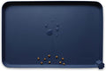Hoki Found L Silicone Non Slip Pet Dog Cat Bowl Mats - Placemat - Waterproof Dog Cat Food Mats for Carpet - French Navy