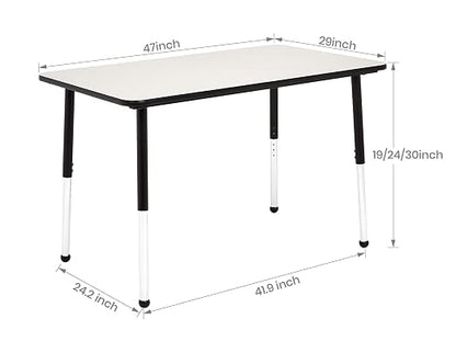 Amazon Basics Adjustable Height Rectangular Classroom Activity Table, Writing - Image 7