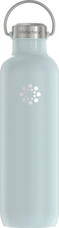 Lifefactory 32-Ounce Stainless Steel Vacuum-Insulated Sport Bottle, Mint