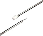 5 PCS Latte Art Pen Cinnamon Pen for Coffee,Barista Espresso Coffee Latte Art Tools Accessories for Coffee Bar Barista Make Creative Coffee Designs Decors,Stainless Steel Silver,LXLVOUEG