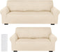 Peryiter 2 Pcs Sofa Covers Couch and Loveseat Covers Set Stretch Sofa Slipcover by Peryiter