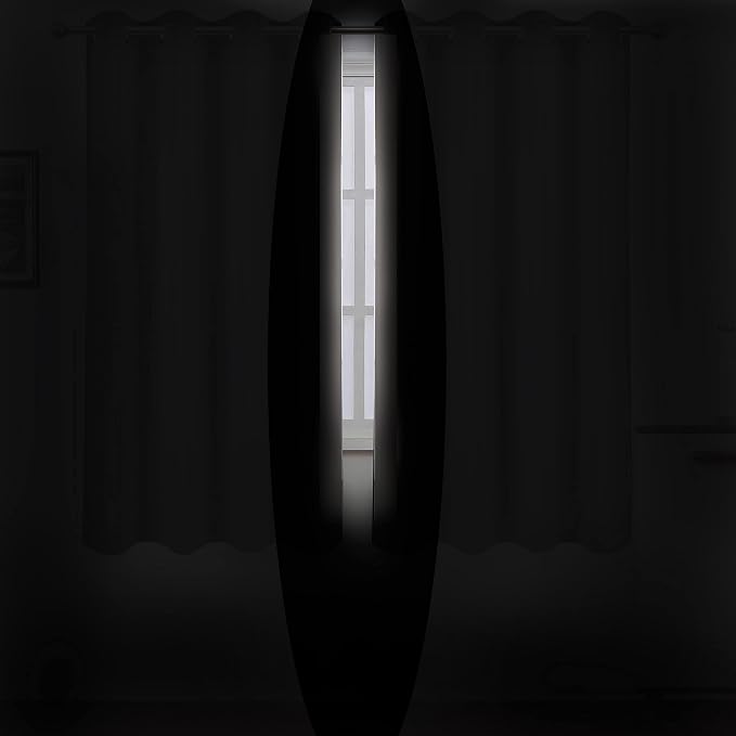 Light Beige Thermal Blackout Curtains/38 x 63 Inch/Set of 2 Panels Room - Image 3