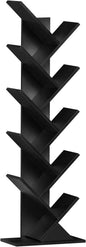 SHEEPAM 10 Tier Tree Book Shelf, Floor Standing Wood Bookshelf by SHEEPAM