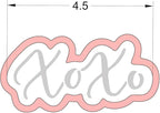 XOXO Cookie Cutter and Stencil SET Cutter and Stencil Set Bundle cookie stencil and cutter kit pyo cookie cutter cookie (XOXO)