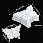 mostsom Butterfly Shape Food Grade Silicone Baking Mold Cake Mould Chocolate Muffin Mousse Jelly Candy Cookie Soap Candle Making Tools (B_ Butterfly)