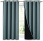 NICETOWN 100% Blackout Curtains 54 inches Long, Double-Deck Completely Blackout by NICETOWN