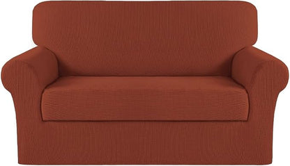 Turquoize Stretch Sofa Slipcover 2 Pieces Sofa Cover Couch Cover by Turquoize