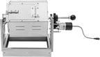 0.66-2.65LBS Automatic Coffee Roaster for Home Use, Stainless Steel Electric Coffee Bean Roaster Machine with Glass Window+Thermometer, Drum Style Nuts Peanuts Roaster Silver