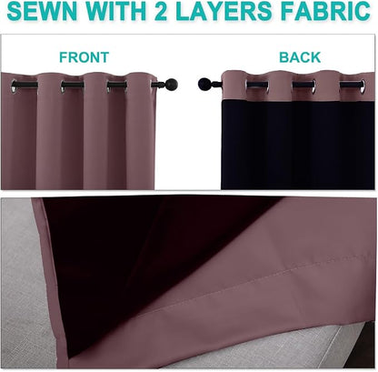 NICETOWN Extra Long Truly Blackout Drapes - Image 5