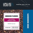 Tiesta Tea - 3lb Hibiscus Flowers, Cut & Sifted Loose Tea, 3lb,1360g, Bulk Resealable Bag, Raw Hibiscus Flower, Agua Fresca, Flor de Jamaica, Baked Goods, Dressings, Jams, Soaps & More, 3-Pack