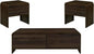 New Classic Furniture Mara 3-Piece Wood Coffee Table & 2 End Tables Set by NewClassicFurniture