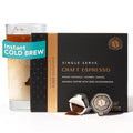 Luxury Instant Espresso - 160mg Caffeine, Hot or Iced Instant Coffees, Cold Brew Coffee, Double Shot Espresso, 12 Counts, 100% Arabica, Sugar Free, No Additives - Original Diamond Brew