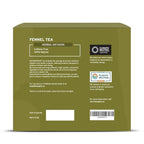 HANDPICK, Fennel Tea Bags (100 Herbal Tea Bags) Caffeine Free, Gluten Free & Non GMO | Round Eco Conscious Teabags | Smooth & Sweet