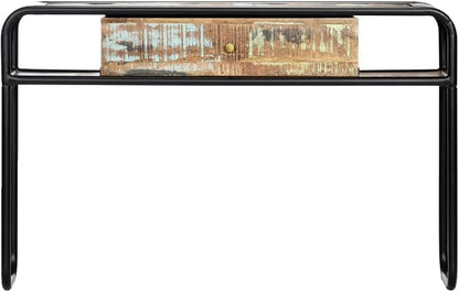 Console Table 46.5"x11.8"x29.5" Solid Reclaimed Wood End Table End Tables - Image 3