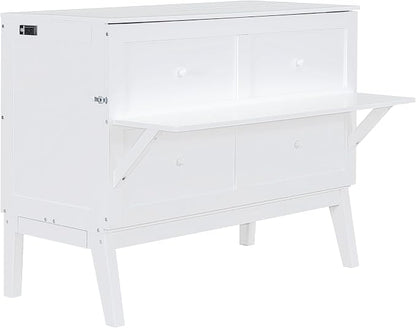Harper & Bright Designs Full Size Murphy Bed, Full Murphy Cabinet Bed - Image 5