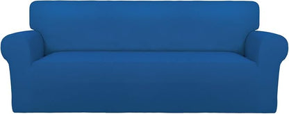 PureFit Stretch Couch Covers for Sofa Large Sofa Slipcovers Classic Blue | by PureFit