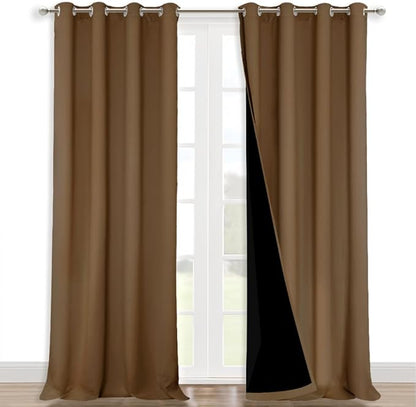 NICETOWN Full Shading Curtains for Windows, 52 inches W x 95 inches L, Super by NICETOWN