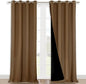 NICETOWN Full Shading Curtains 90" Long 2 Panels Set by NICETOWN
