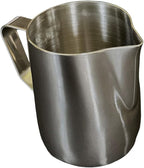 Rattleware 20 Oz Stainless Steel Etched Latte Art Pitcher Frother Cup with Drip-Resistant Spout and Graduated Measurements Jug Perfect for Home, Cafes, Restaurants, Trusted By Baristas Worldwide